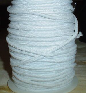 Elastic - Round 2.5mm - White - by metre