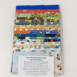 Fabric Bundle - Cotton Baby I Spy Quilt - 36in x 45in