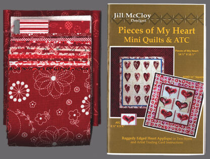 Pieces of My Heart Mini Quilt Kit  - Cotton Fabrics  - Jill McCl