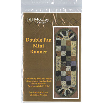 Patterns - Double Fan Mini Runner - Jill McCloy Designs