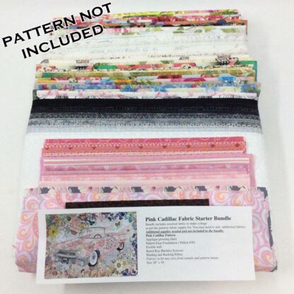 CQB - Pink Cadillac Collage Quilt - Fabric Starter Bundle