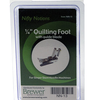 Foot - 1/4 Quilting Slant Singer w Blade - Nifty Notions