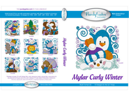 Mylar Embroidery - CD - Mylar Curly Winter - Purely Gates