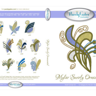 Mylar Embroidery - CD - My Swirly Ornamental - Purely Gates Embr