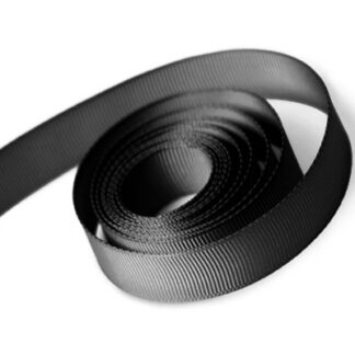 Grosgrain Ribbon  - 7420023  - 030  - Black  - 7/8" wide Ribbon