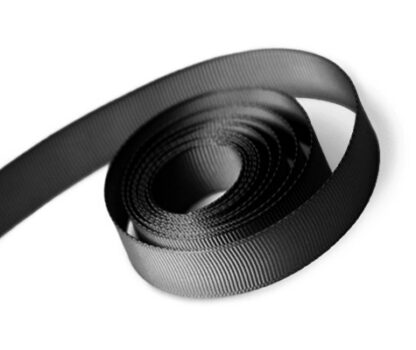 Grosgrain Ribbon  - 7420023  - 030  - Black  - 7/8" wide Ribbon