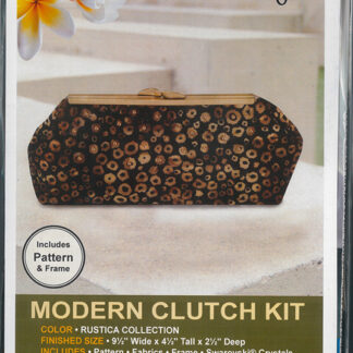 Modern Clutch - Rustica Collection - Pink Sand Beach Designs
