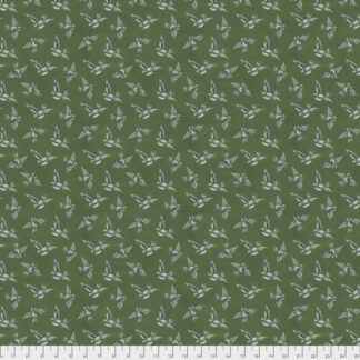 Bunnies Birds & Blooms  - PWMS004  - BOXWO  - Green  - Floral  -