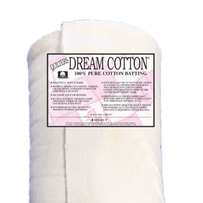 Batting - Dream Cotton - K 121 in - Select - Nat - 27.4m Roll