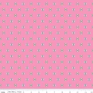 Simply Happy  - 007452  - PNK  - Pink  - Floral  - Riley Blake D