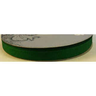 Ribbon - Grosgrain - 1.5cm wide - Green - By Mtr