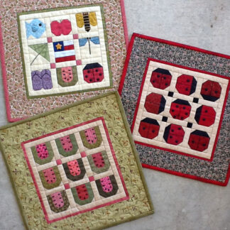 Pattern - Mini Summer Trio Quilts - Mini Quilt Patterns - Suzann