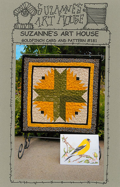 Pattern - #181 - Goldfinch - Quilt Pattern - Suzanne's Art House