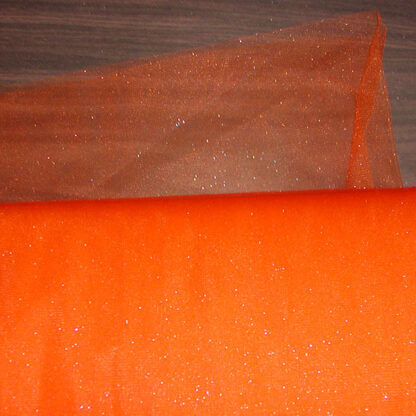Specialty Fabric - Sparkle Tulle - 850137 - 013 - Orange - 137cm