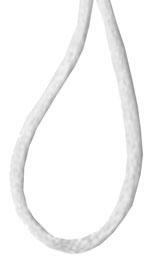 Rattail Cord  - 008240  - 001  - White  - 4mm  - Polyester