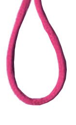 Rattail Cord  - 008240  - 006  - Hot Pink  - 4mm  - Polyester