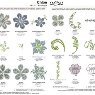 B1101 - Chloe Embroidery Collection - USB