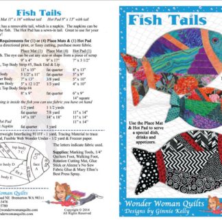 Pattern - Fish Tails - Wonder Woman Quilts