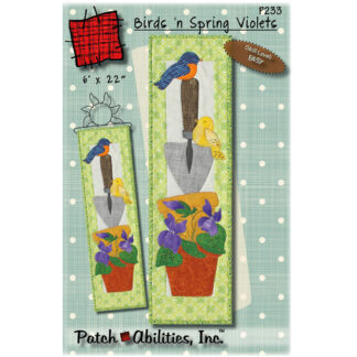 Patch Abilities - Pattern - P233 - Birds n Spring Violets