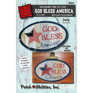 Patch Abilities - Pattern - P211 - God Bless America