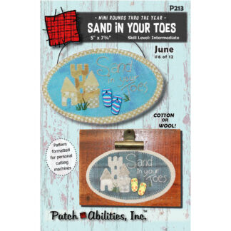 Patch Abilities - Pattern - P213 - Sand in Your Toes Mini Round