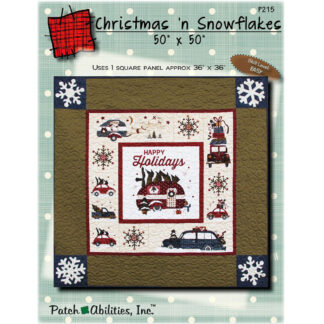 Patch Abilities - Pattern - P215 - Christmas n Snowflakes