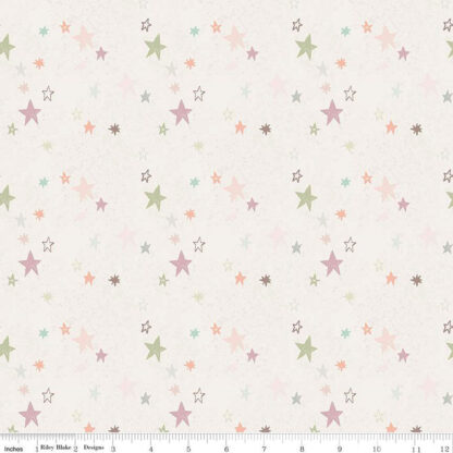 100% Cotton Flannel - Flannel Safari Stargazing Girl Stars - RBF15314-MUL - Multi - The RBD Designers