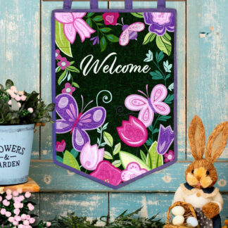 OESD - Embroidery Design - Spring Welcome Garden Flag