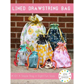 Jeni Baker - Patterns - ICO101 - Lined Drawstring Bag