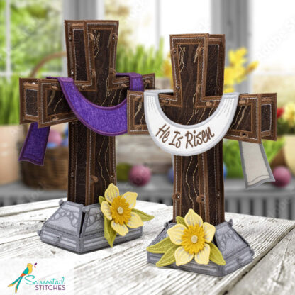 OESD - Embroidery Design - Freestanding Easter Cross - Image 3