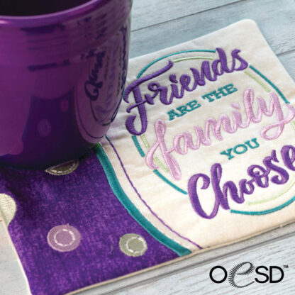 OESD - Embroidery Design - Friendship Mug Rugs - Image 2