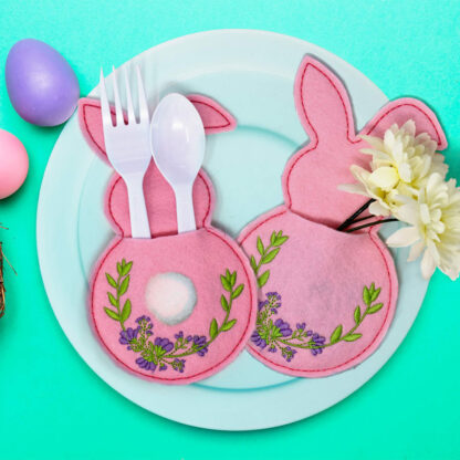 OESD - Embroidery Design - Bunny Butt Utensil Holders