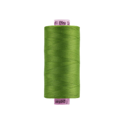 WonderFil - Efina - 1371m (1500y) - EF-013 - Electric Lime - 60wt/2Ply Gassed Egyptian Cotton