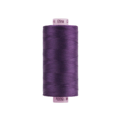 WonderFil - Efina - 1371m (1500y) - EF-039 - Eggplant - 60wt/2Ply Gassed Egyptian Cotton