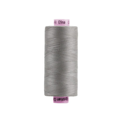 WonderFil - Efina - 1371m (1500y) - EF-001 - Pearl Grey - 60wt/2Ply Gassed Egyptian Cotton