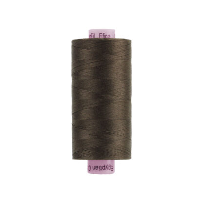 WonderFil - Efina - 1371m (1500y) - EF-052 - Dark Chocolate - 60wt/2Ply Gassed Egyptian Cotton