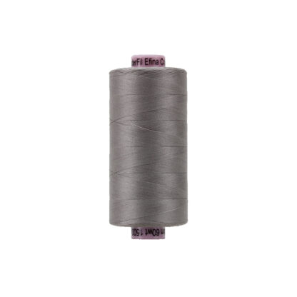 WonderFil - Efina - 1371m (1500y) - EF-099 - Sterling Grey - 60wt/2Ply Gassed Egyptian Cotton