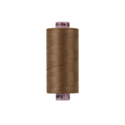 WonderFil - Efina - 1371m (1500y) - EF-105 - Warm Brown - 60wt/2Ply Gassed Egyptian Cotton