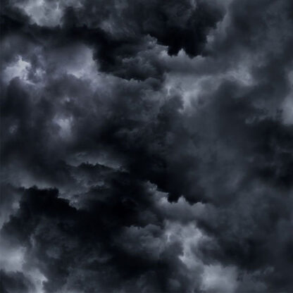 100% Cotton - Dragons Lair Dark Grey Cloud Cloud Sky - CD2497-GRY - Grey - Timeless Treasures