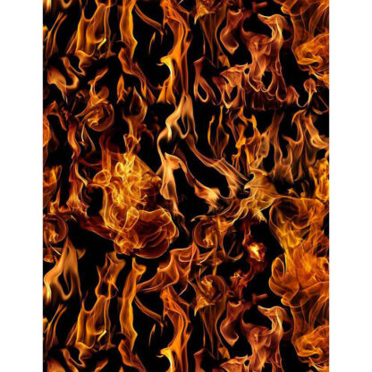 Fabric - The Last Dragon Flames- CD7734-BLK - Black - Timeless Treasures