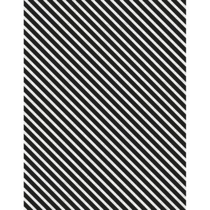 100% Cotton - Coffee Life - 82674-191 - Diagonal Stripe White / Black - Jennifer Pugh - Wilmington Prints