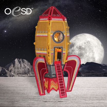 OESD - Embroidery Design - Freestanding Rocket Ship - Image 2