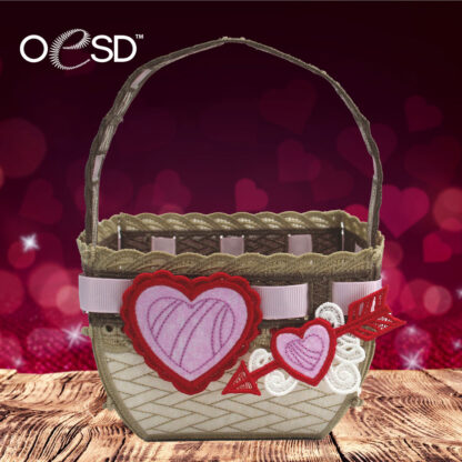 OESD - Embroidery Design - Freestanding Basket For the Holidays - Image 2