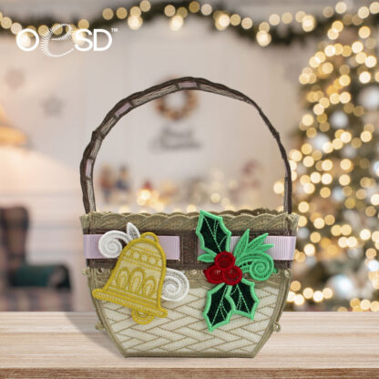 OESD - Embroidery Design - Freestanding Basket For the Holidays - Image 3