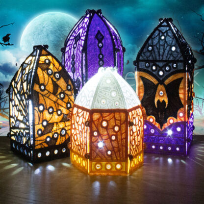 OESD - Embroidery Design - Freestanding Halloween Little Lanterns