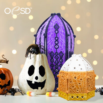 OESD - Embroidery Design - Freestanding Halloween Little Lanterns - Image 2