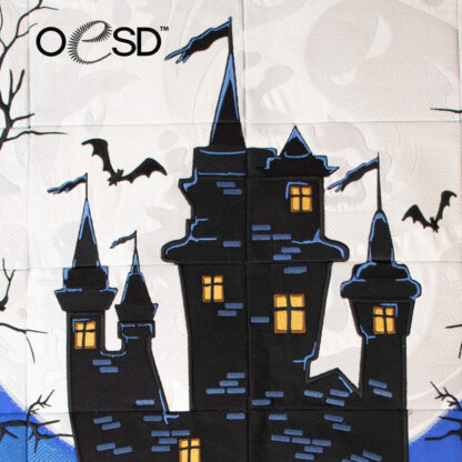 OESD - Embroidery Design - Haunted Hill Mansion Tiling Scene - Image 2