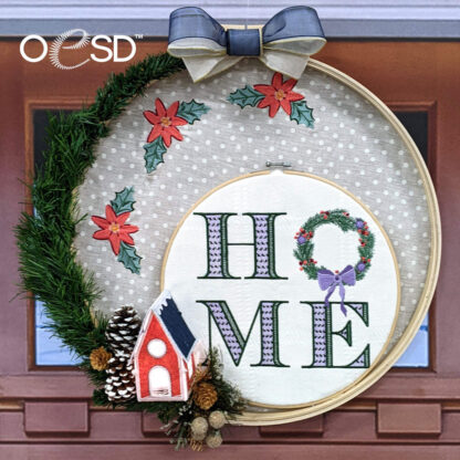 OESD - Embroidery Design - Home for the Holidays Embroidery - Image 2