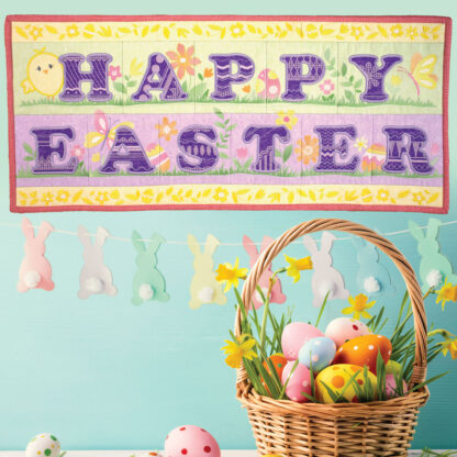 OESD - Embroidery Design - Happy Easter Banner