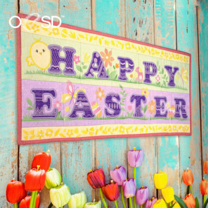 OESD - Embroidery Design - Happy Easter Banner - Image 4